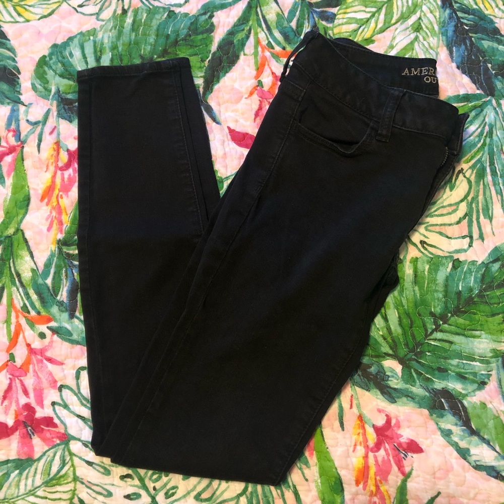 Black American Eagle Jeggings